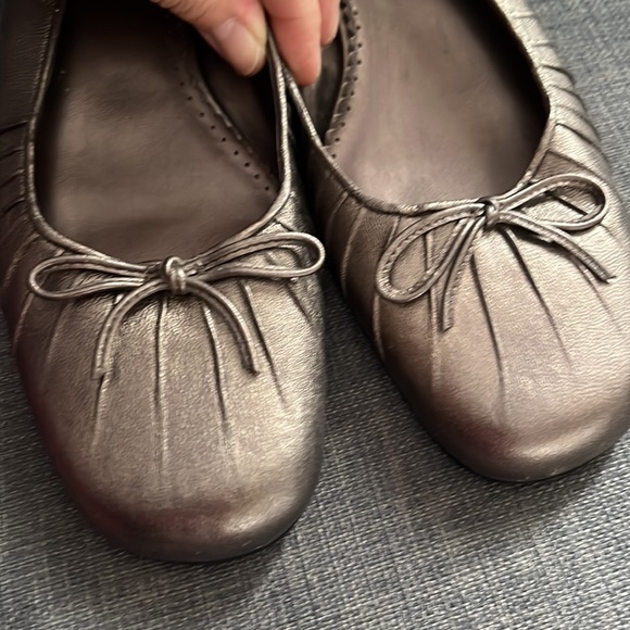 Bow Ballet Flat Kitten Heel Shoe Leather Slip On Strap Baby Doll Kawaii Coquette - Picture 7 of 7